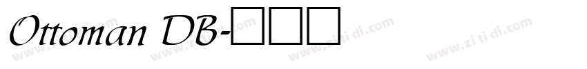 Ottoman DB字体转换